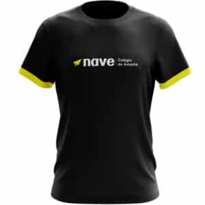 Camiseta manga curta unissex em tecido poliviscose, leve e macio, ideal para uso casual e profissional