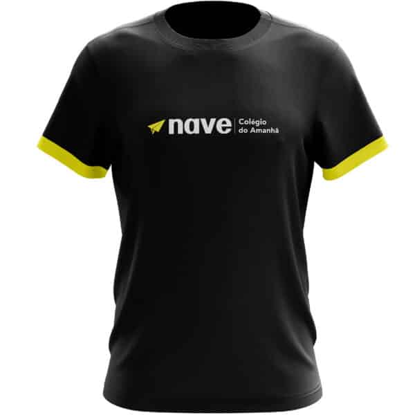 Camiseta manga curta unissex em tecido poliviscose, leve e macio, ideal para uso casual e profissional